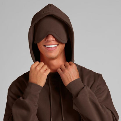 SS Collectives Halo Hoodie – Lightweight Travel Hoodie with Built-In Eye Mask