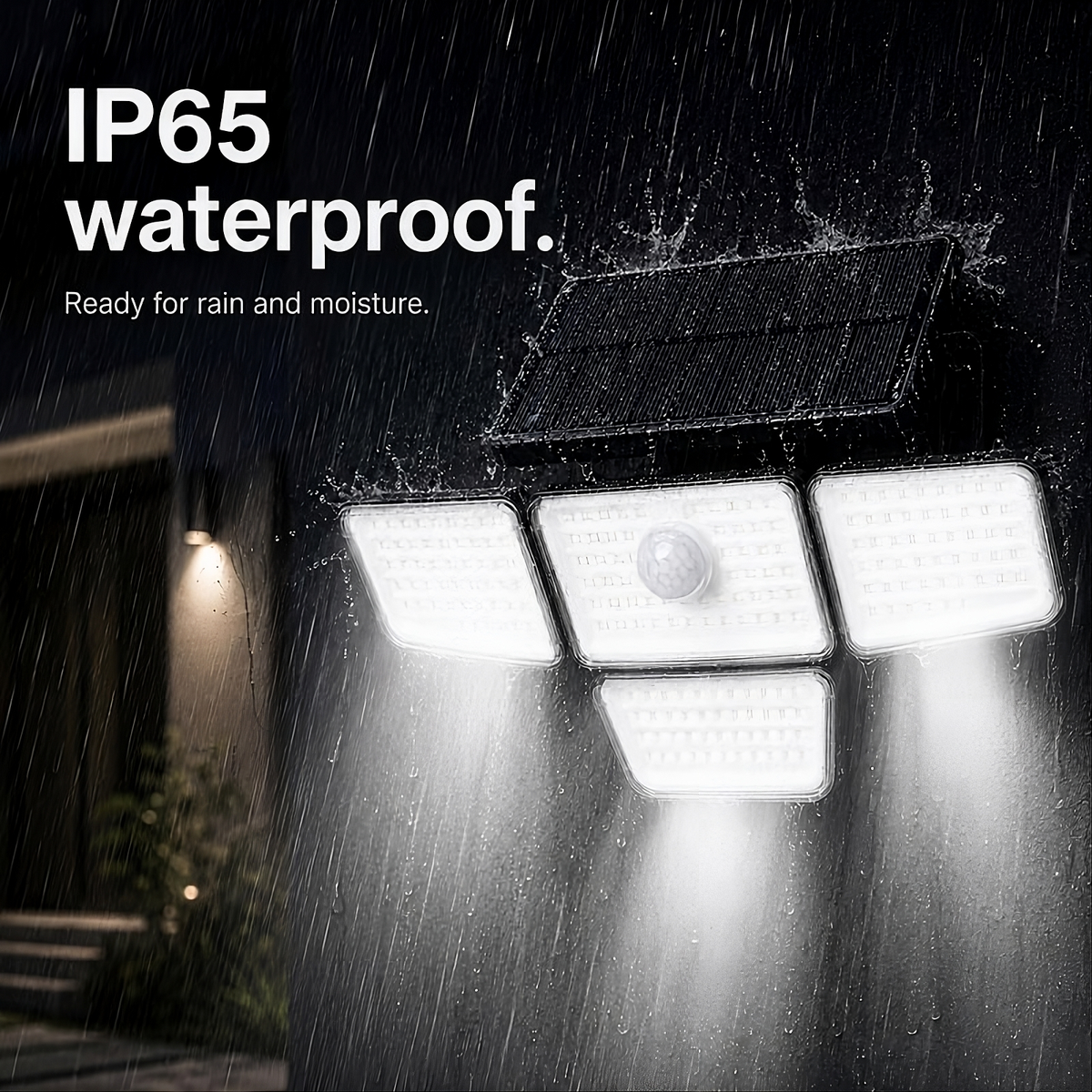 SS Collectives™ Solar Motion Sensor Wall Light | 212LED Outdoor Security Light