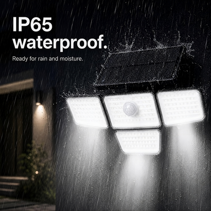 SS Collectives™ Solar Motion Sensor Wall Light | 212LED Outdoor Security Light